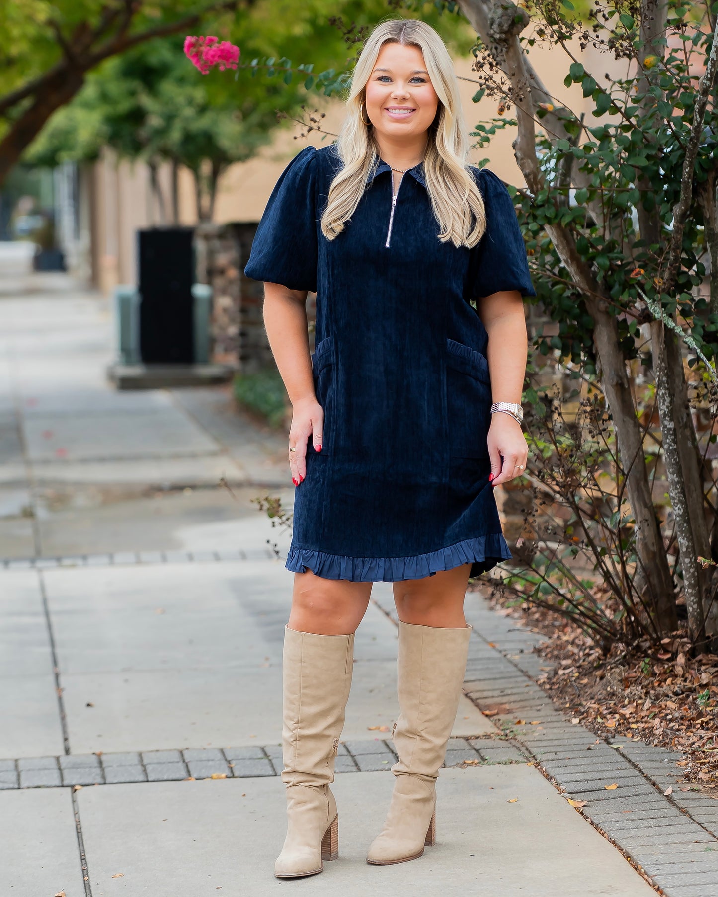 Lehi Quarter Zip Dress