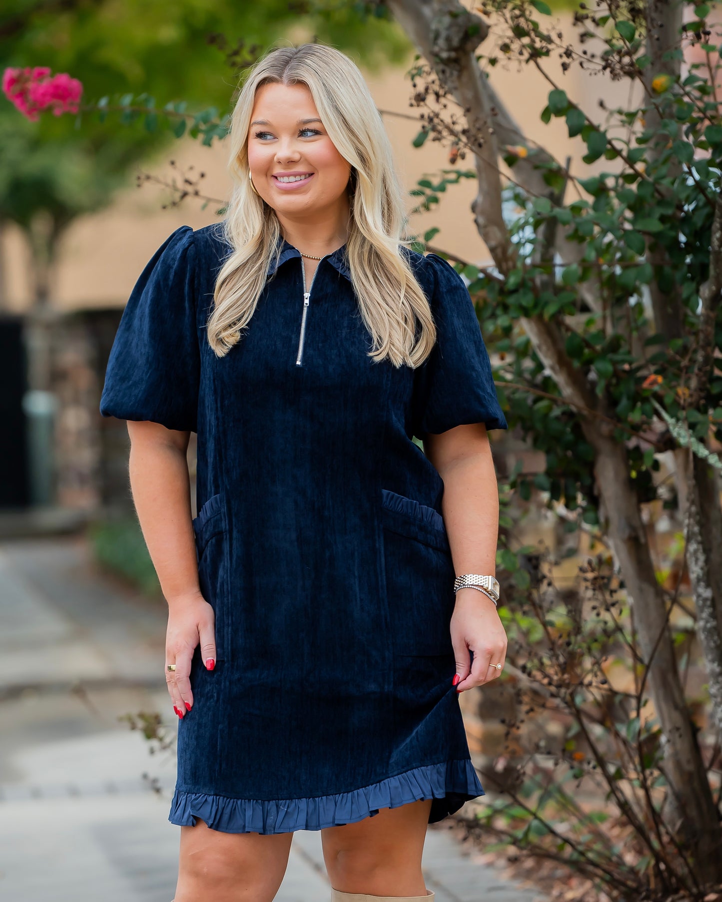 Lehi Quarter Zip Dress