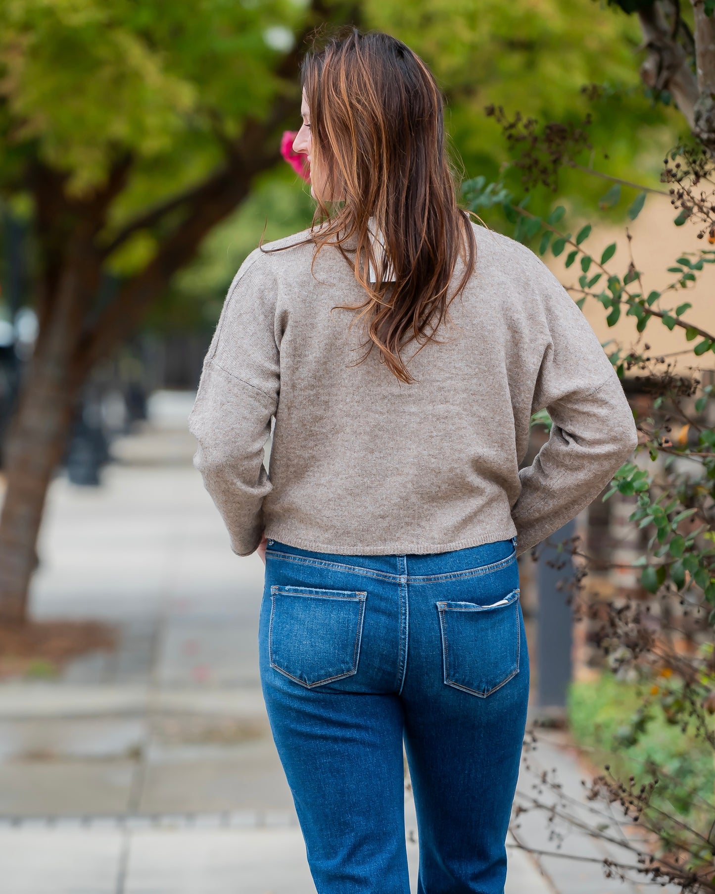 Garrison Soft Knit Cardigan-Brown