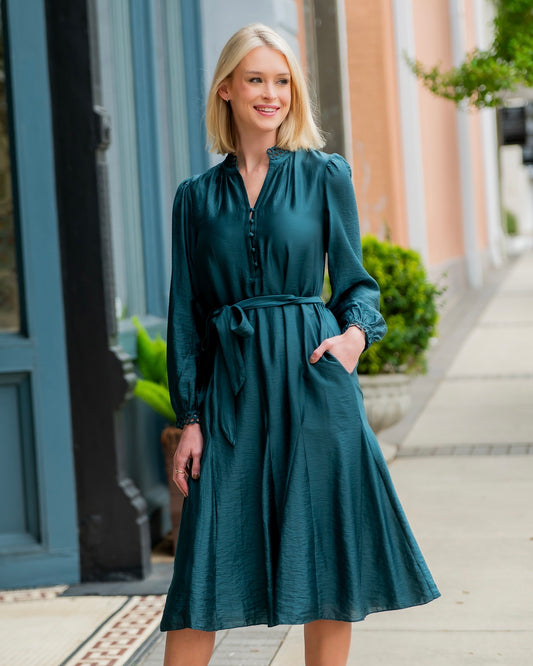 Fairfield Teal Dress