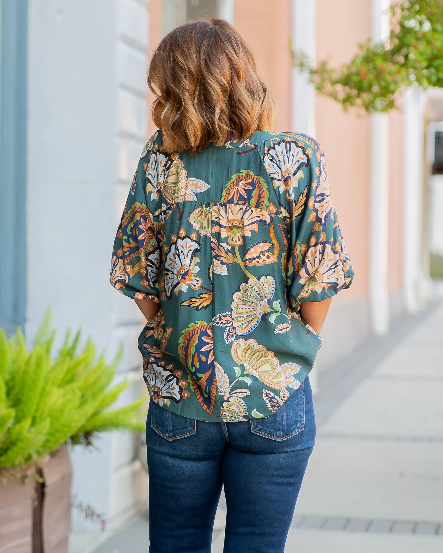 Sadie Paisley Print Top