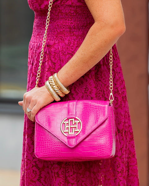 Isabella Crossbody Hot Pink EC – Caroline Hill