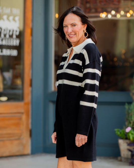 Shephard Stripe Mini Dress