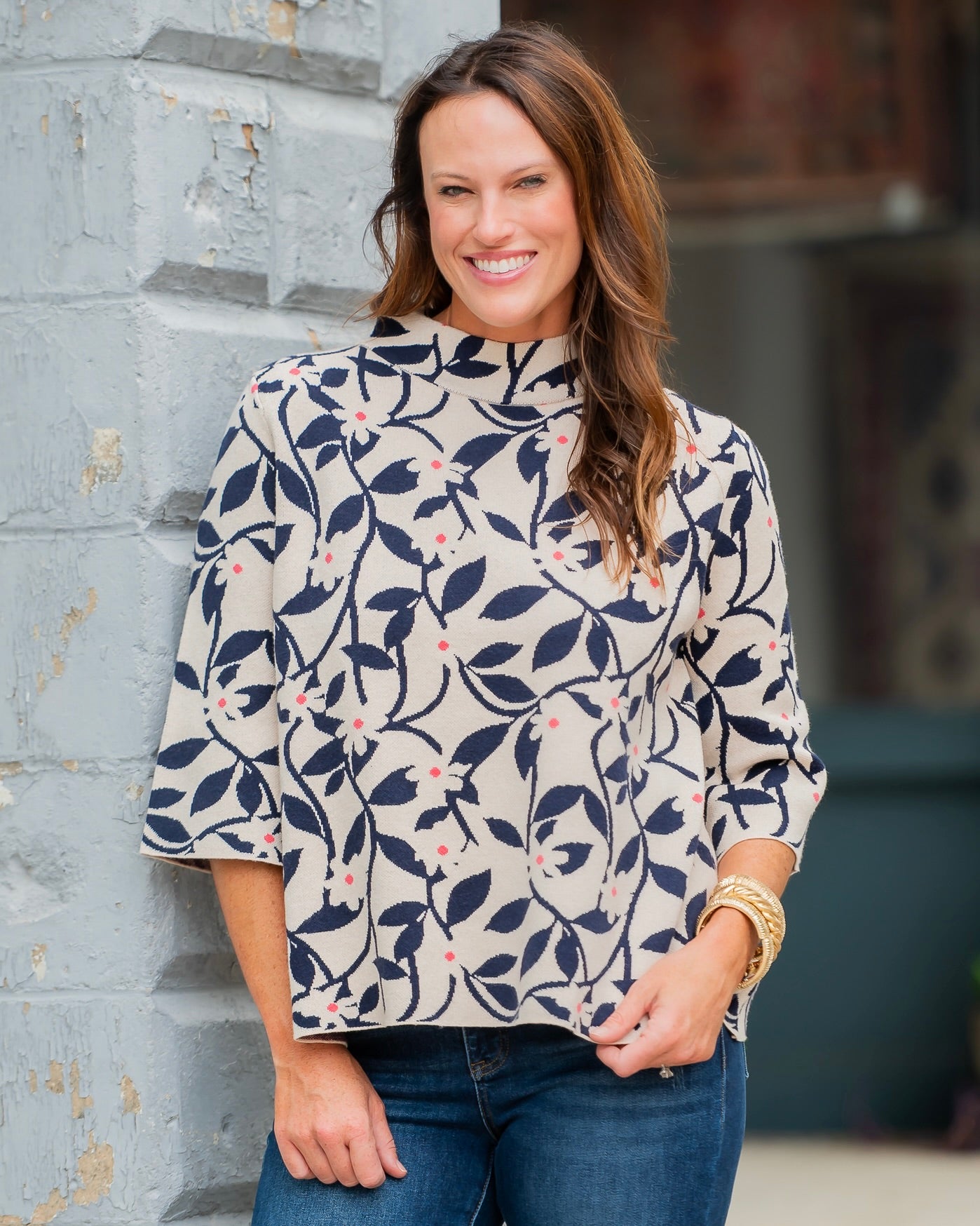 San Fran Floral Sweater