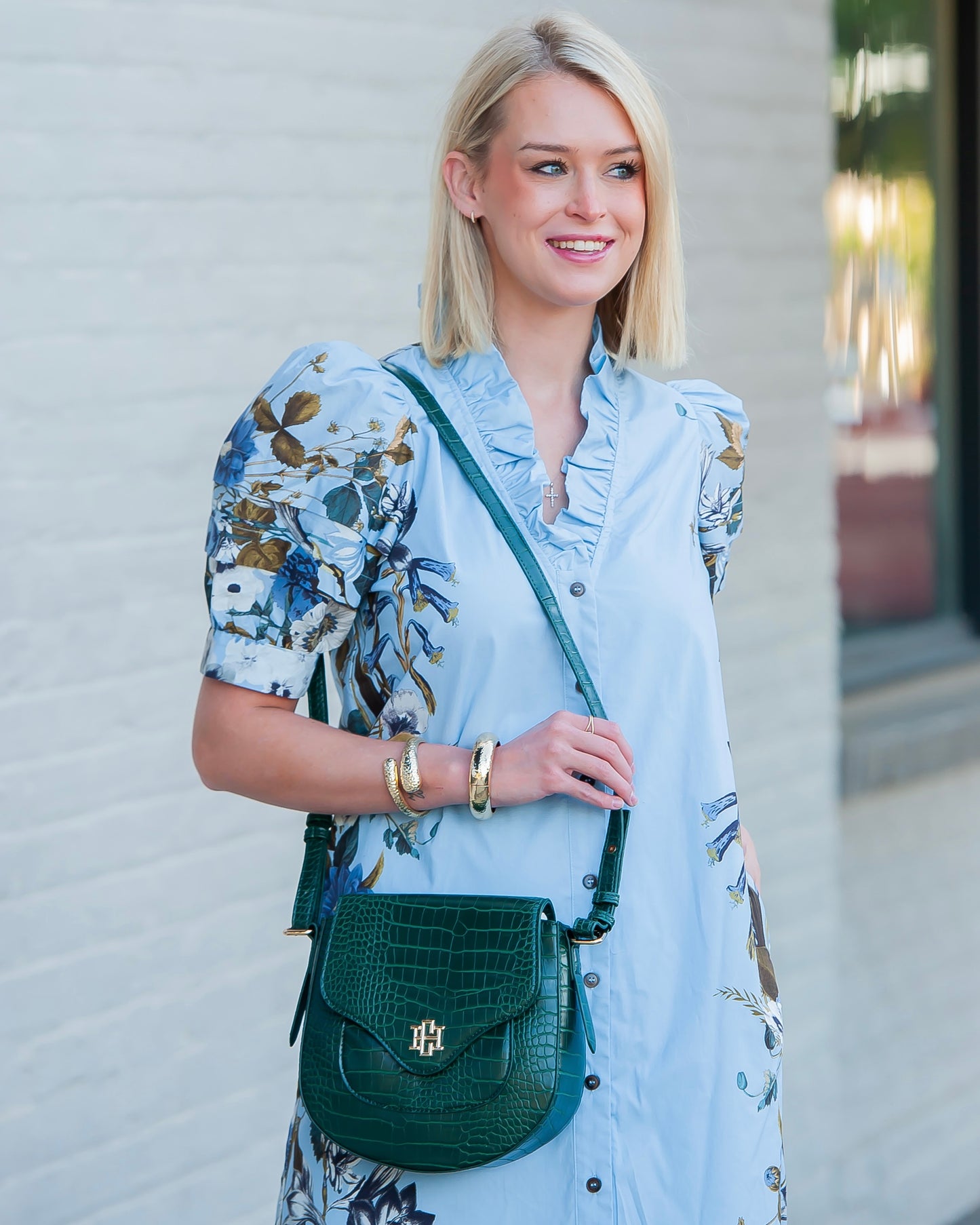 Sasha Crossbody Hunter Green EC