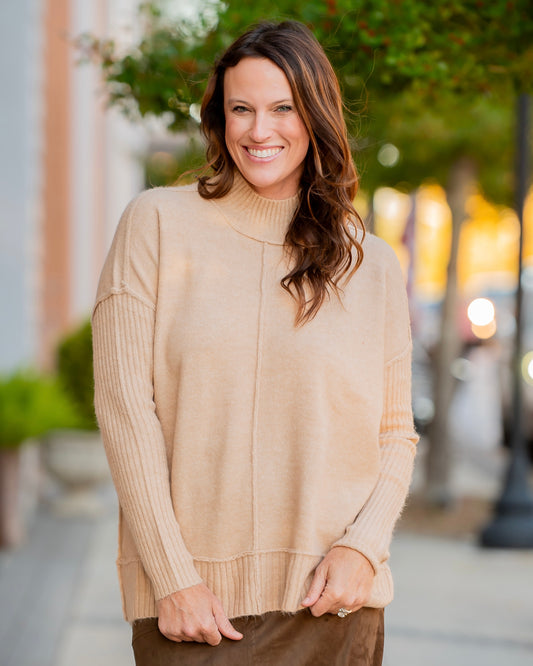 Pearson So Comfy Sweater-Latte