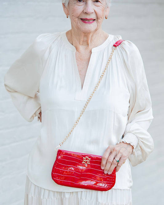 Livi Crossbody Red Patent EC