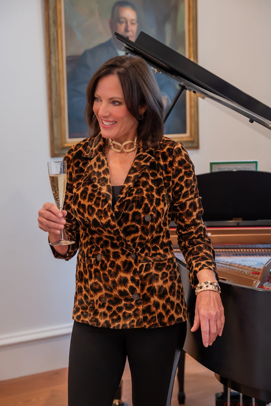 Brooklyn Animal Print Blazer