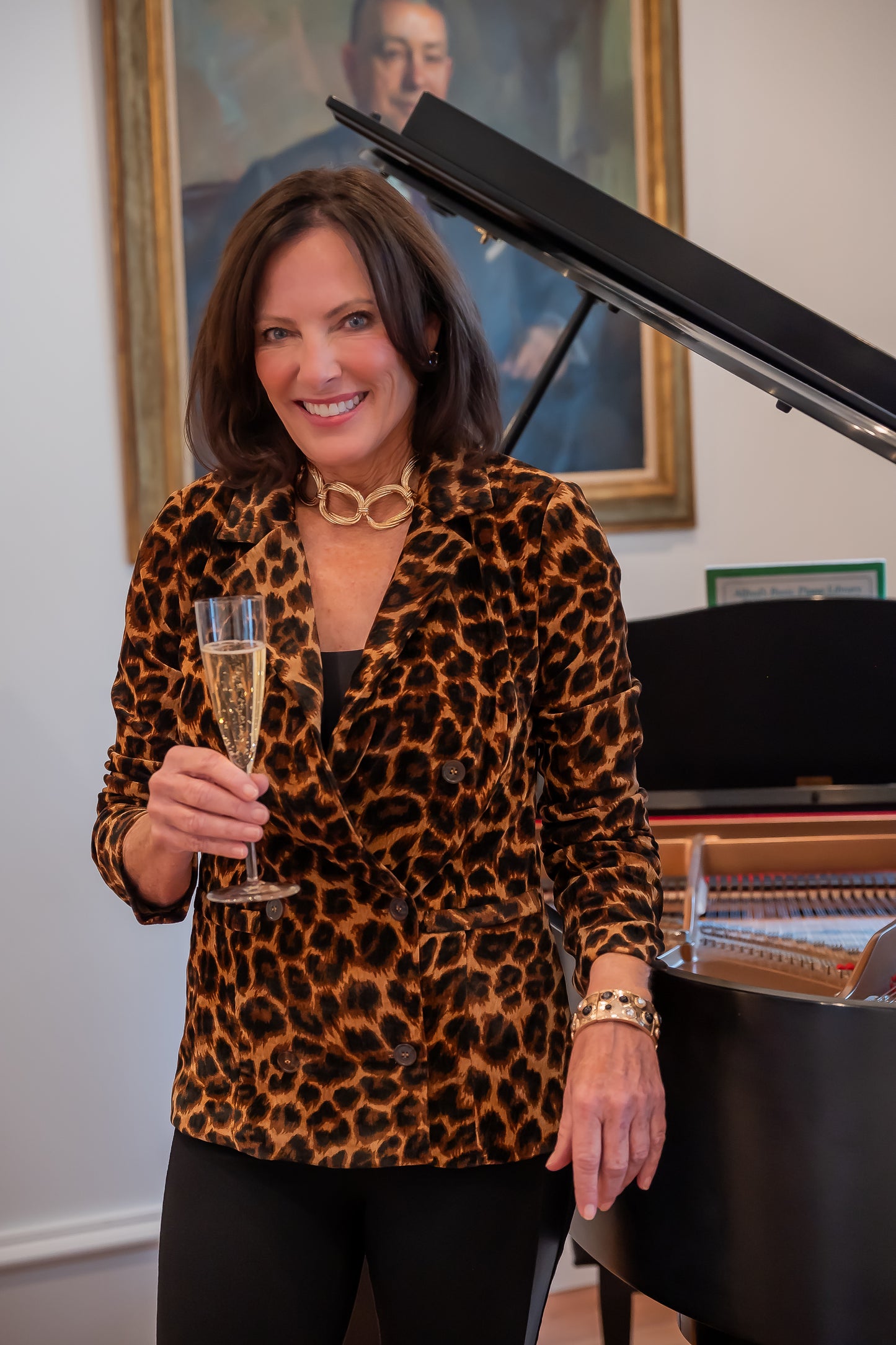 Brooklyn Animal Print Blazer