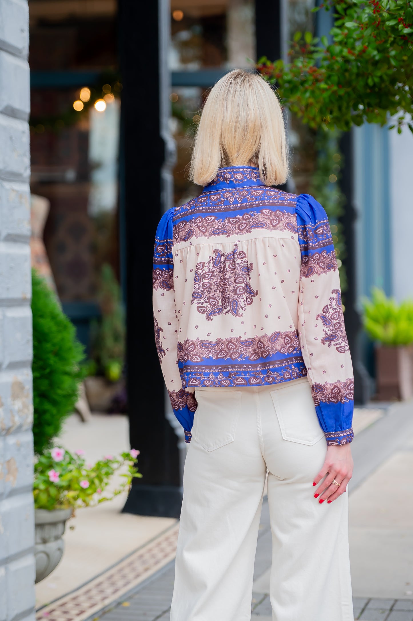 Chloe Paisley Printed Jacket
