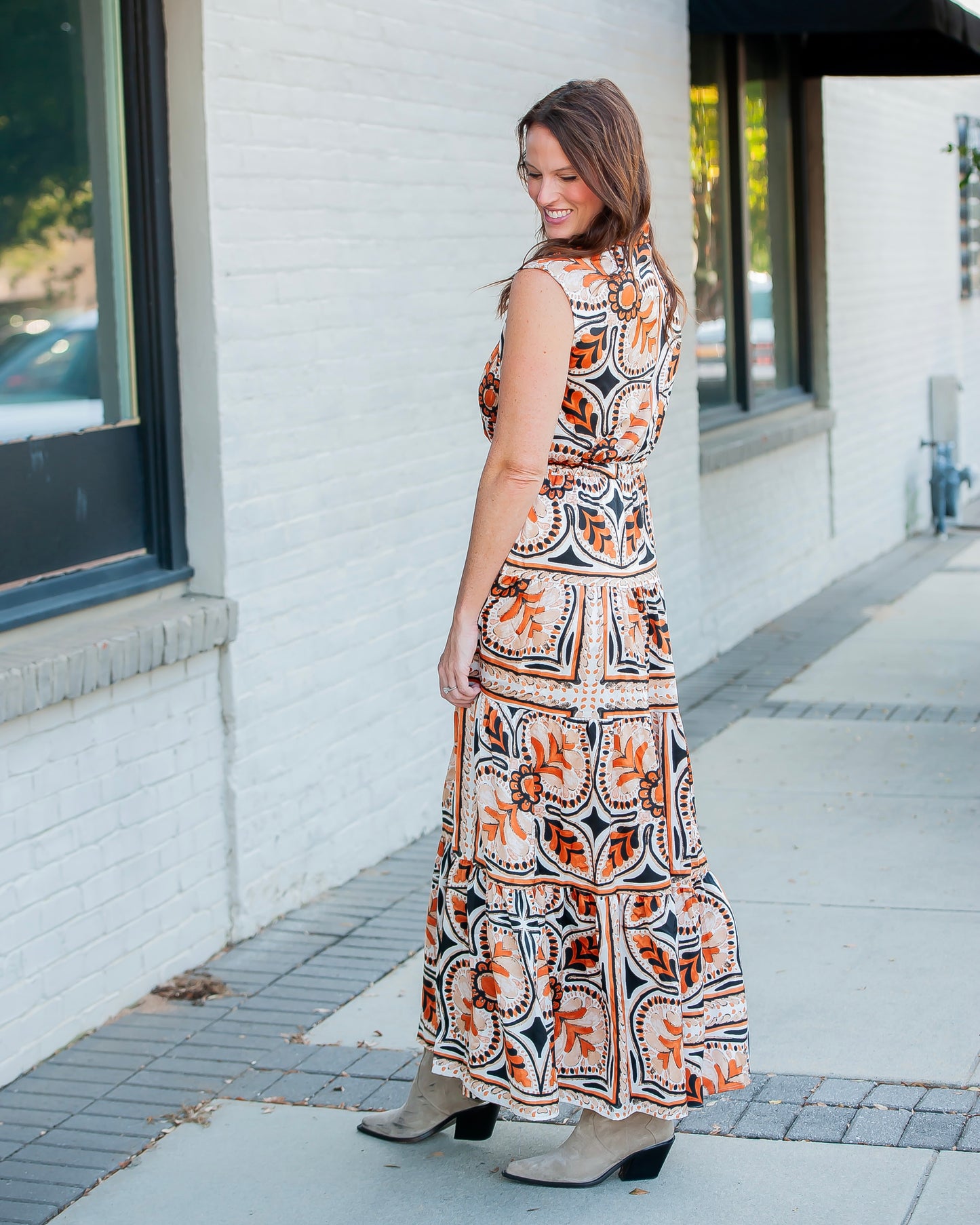 Francisco Floral Tiered Dress