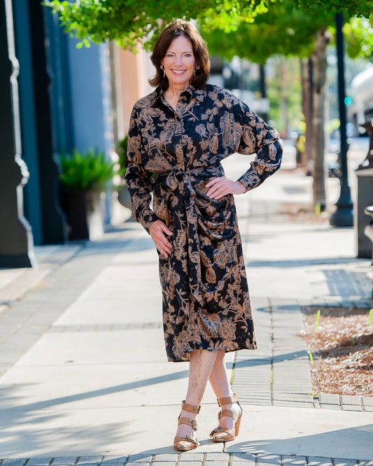 Brockton Tie Front Dress
