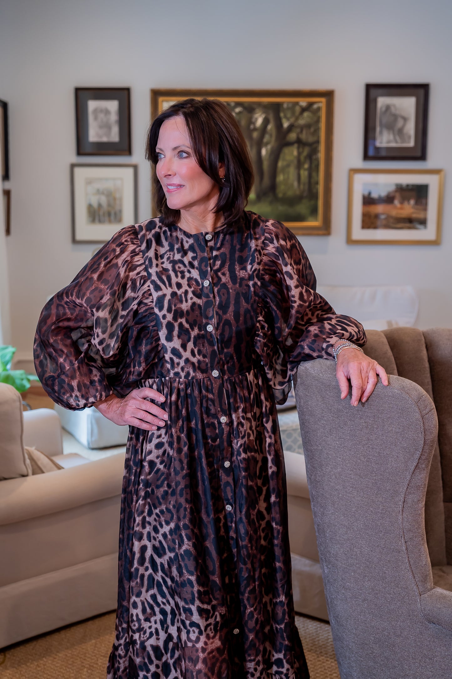 Lindsi Leopard Maxi with Belt