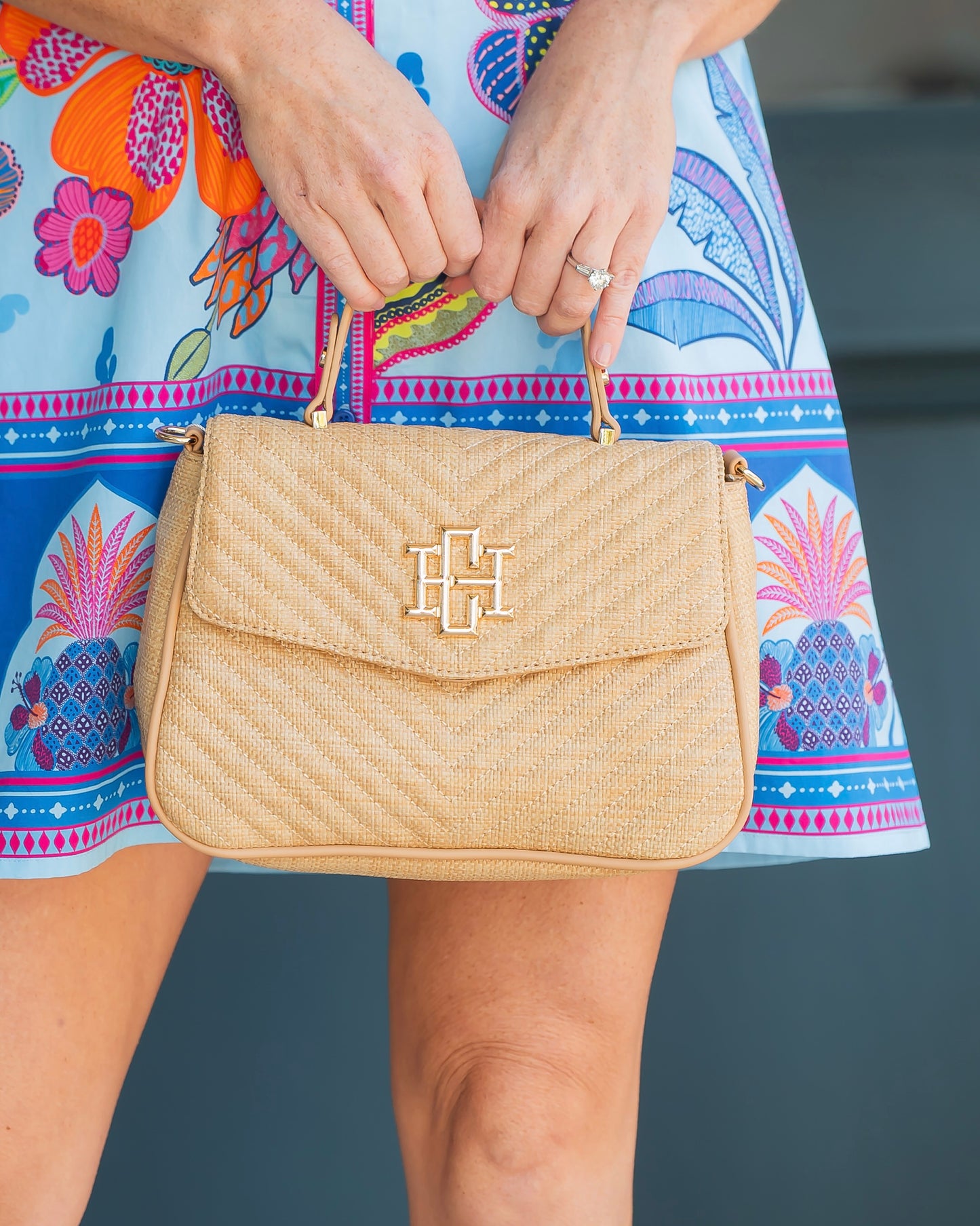 Sinclair Quilted Crossbody Natural VQ