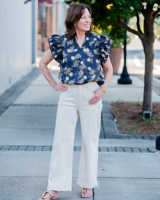 Louisa Floral Top