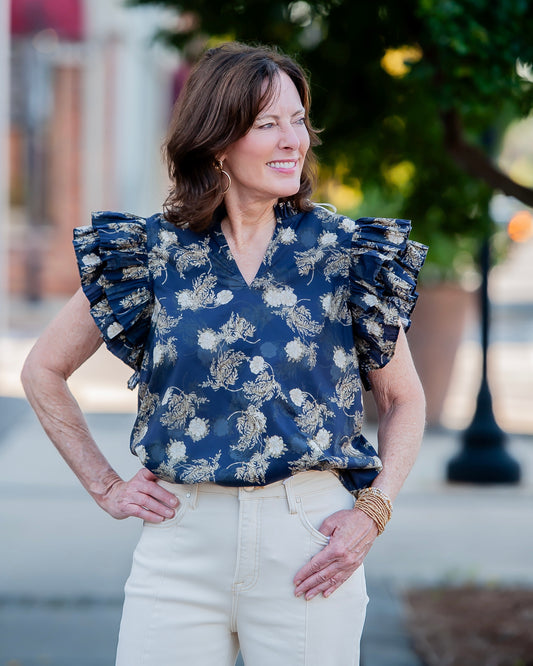 Louisa Floral Top