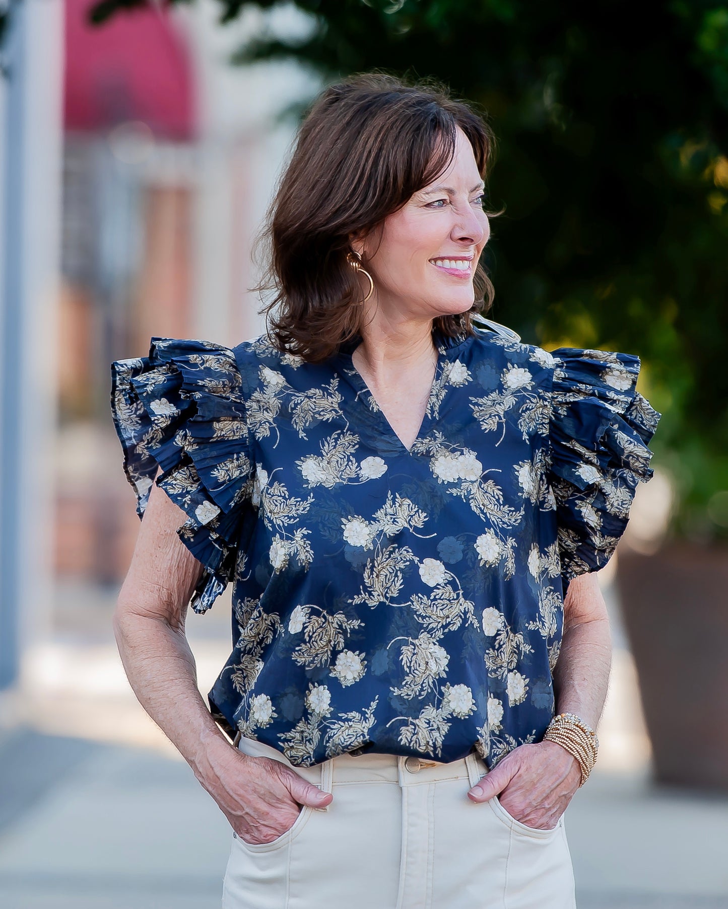 Louisa Floral Top