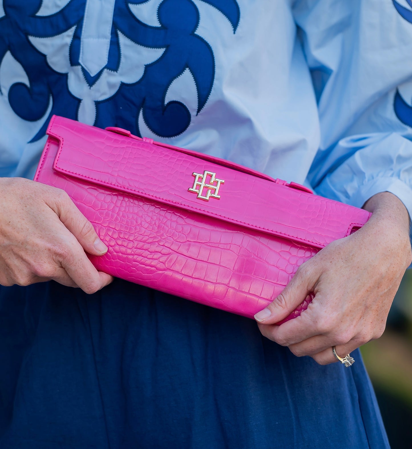 Betty Clutch Hot Pink EC