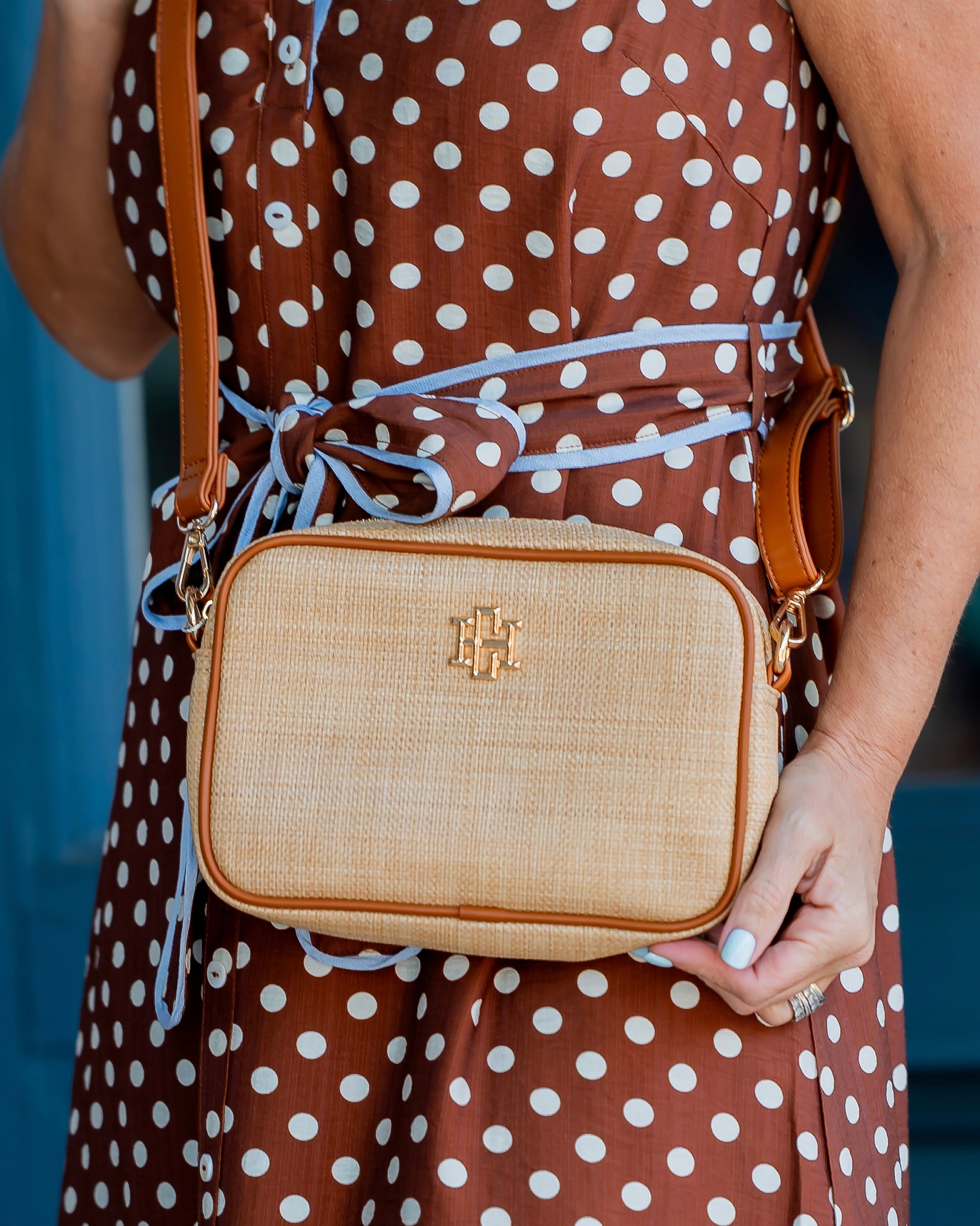 Margoe Crossbody Natural Saddle – Caroline Hill