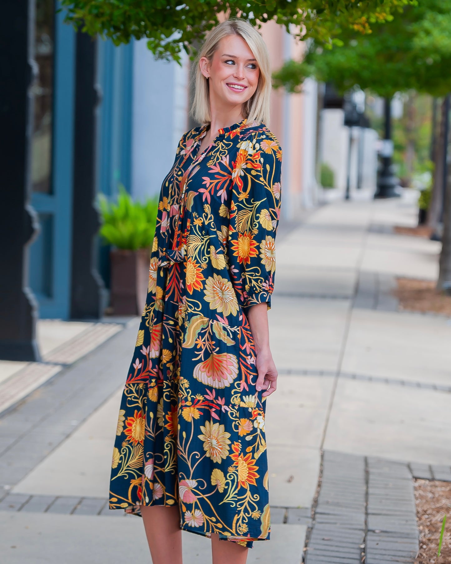 Janey Floral Dress