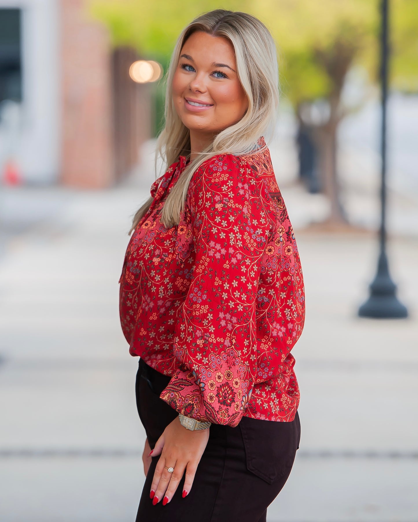 Brinkley Floral Top