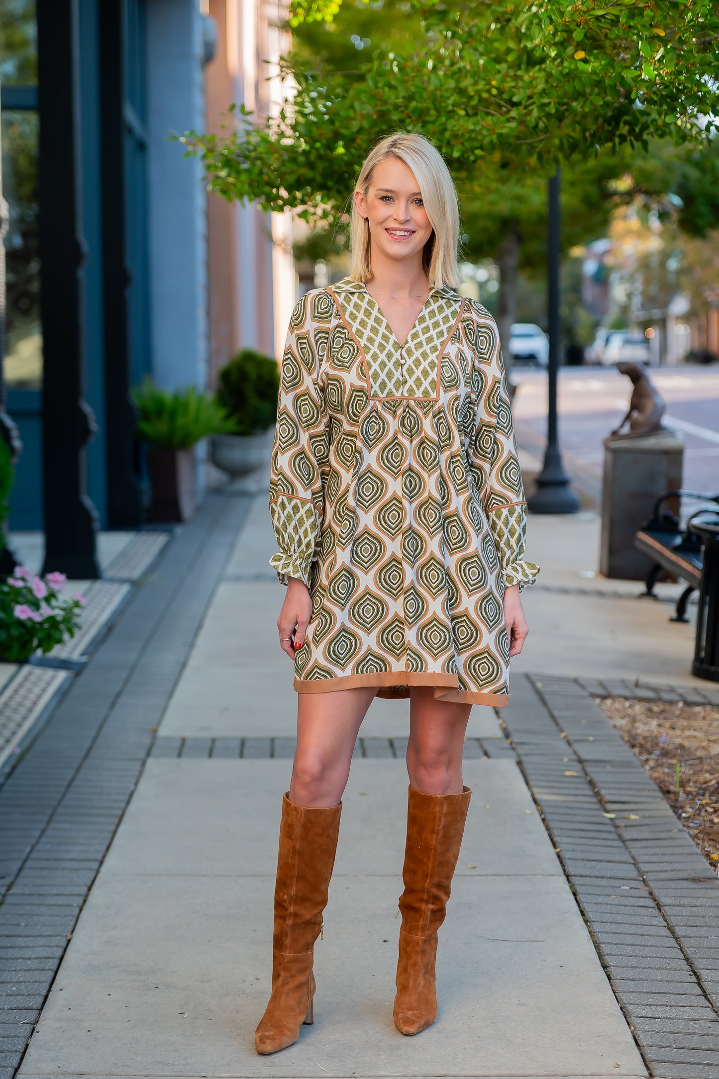 Grand Forks Printed Dress