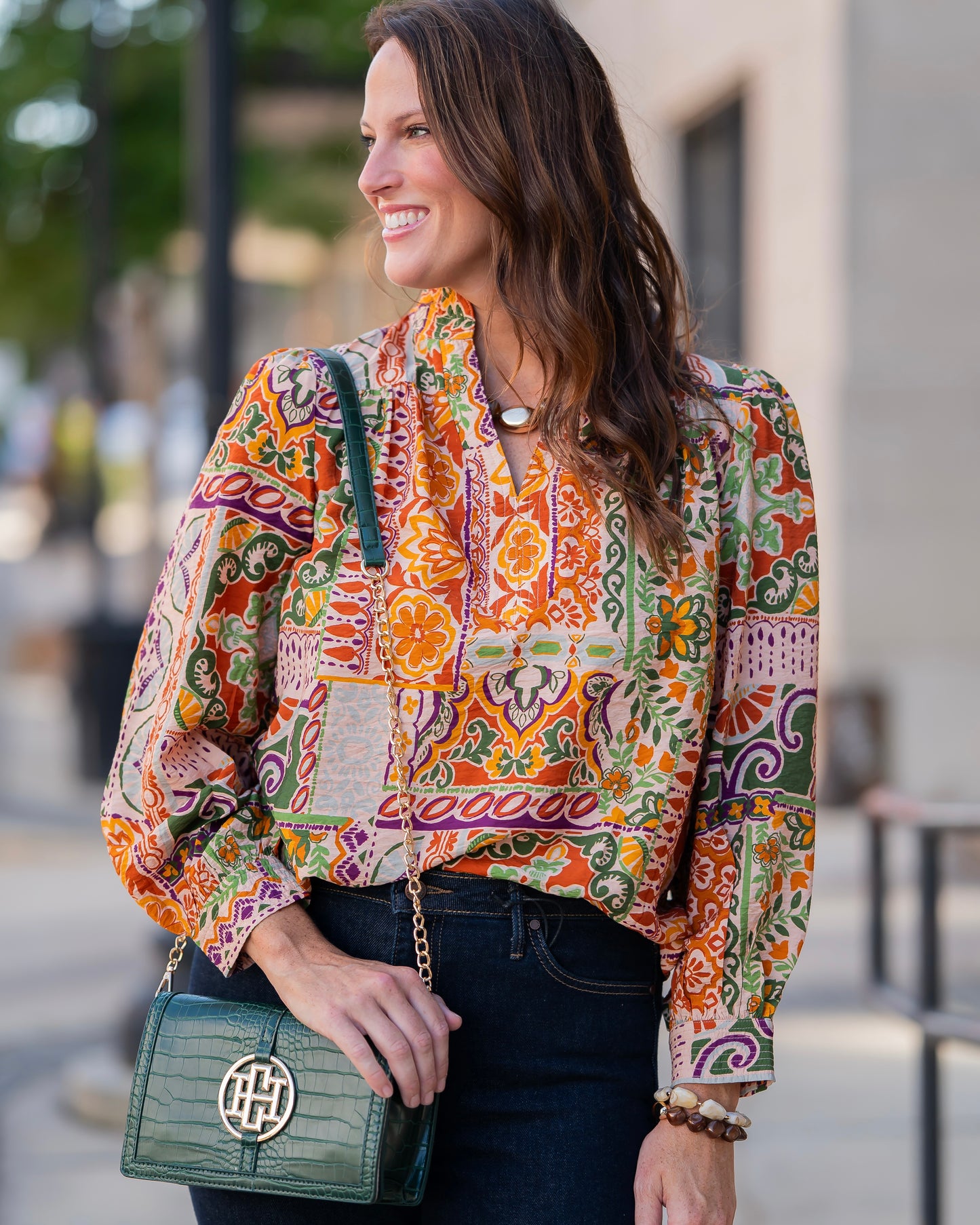 Parkington Patchwork Top