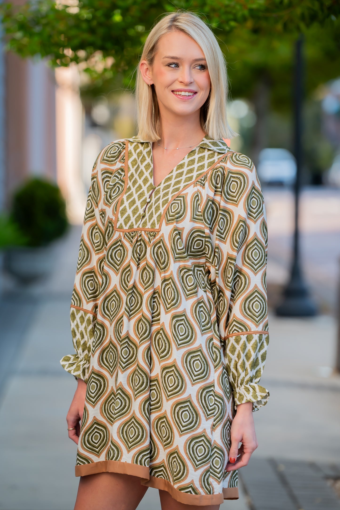 Grand Forks Printed Dress