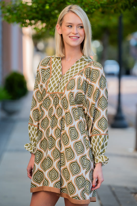 Grand Forks Printed Dress