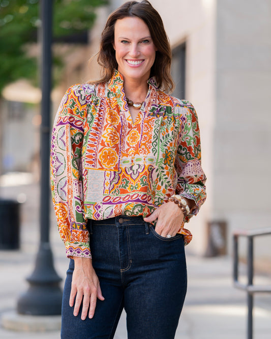 Parkington Patchwork Top