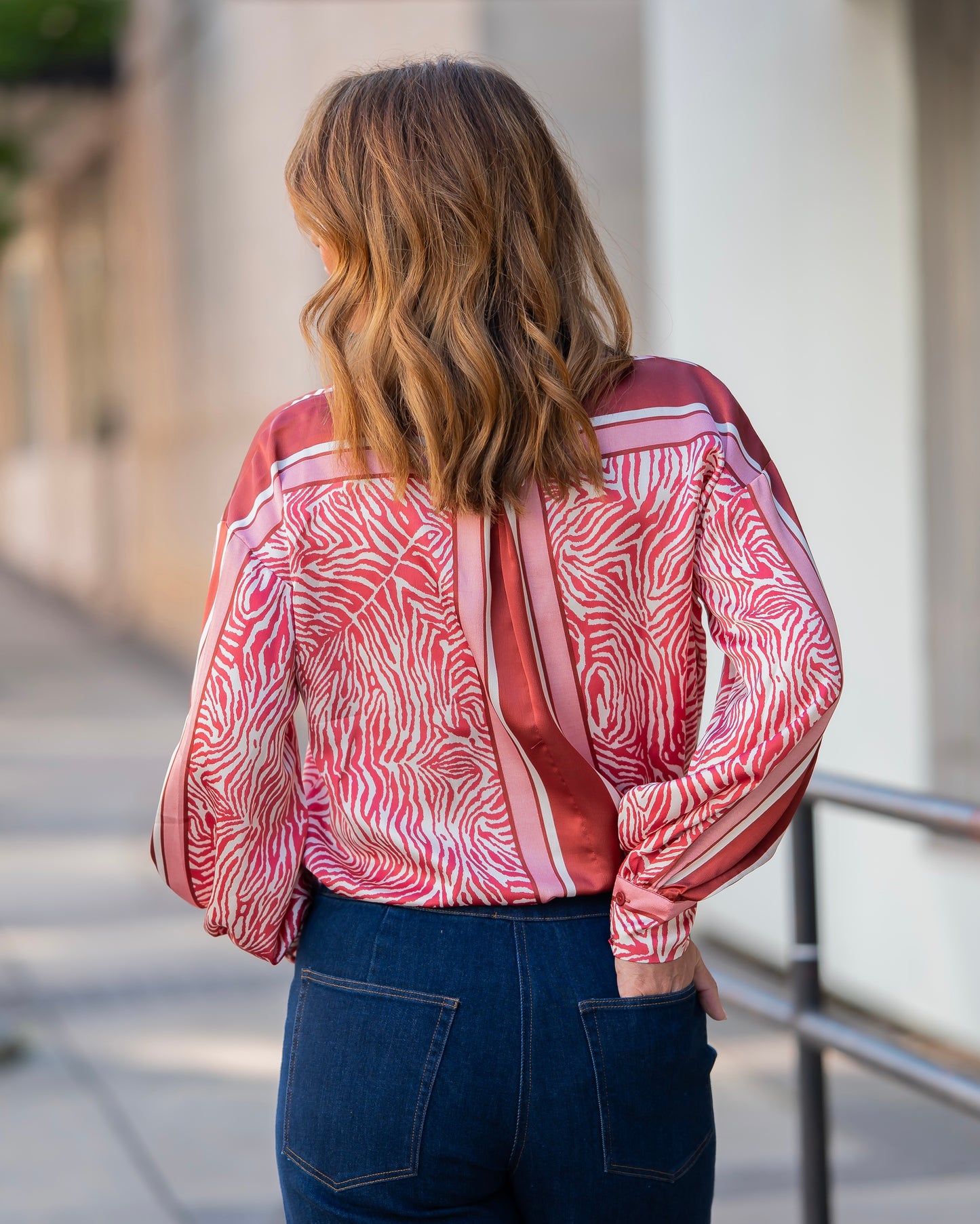Alice Ann Animal Print Blouse