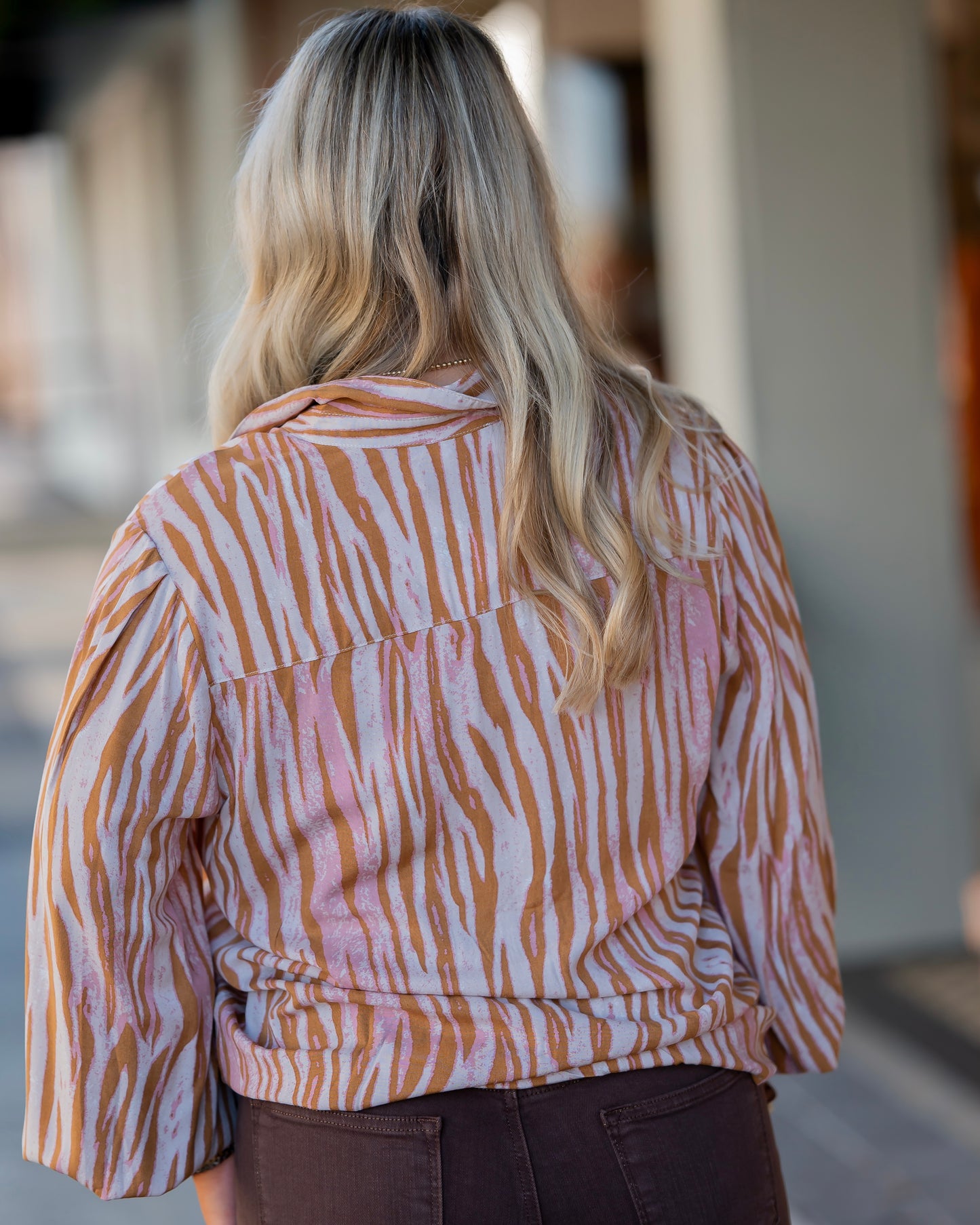 Mimi Animal Print Blouse