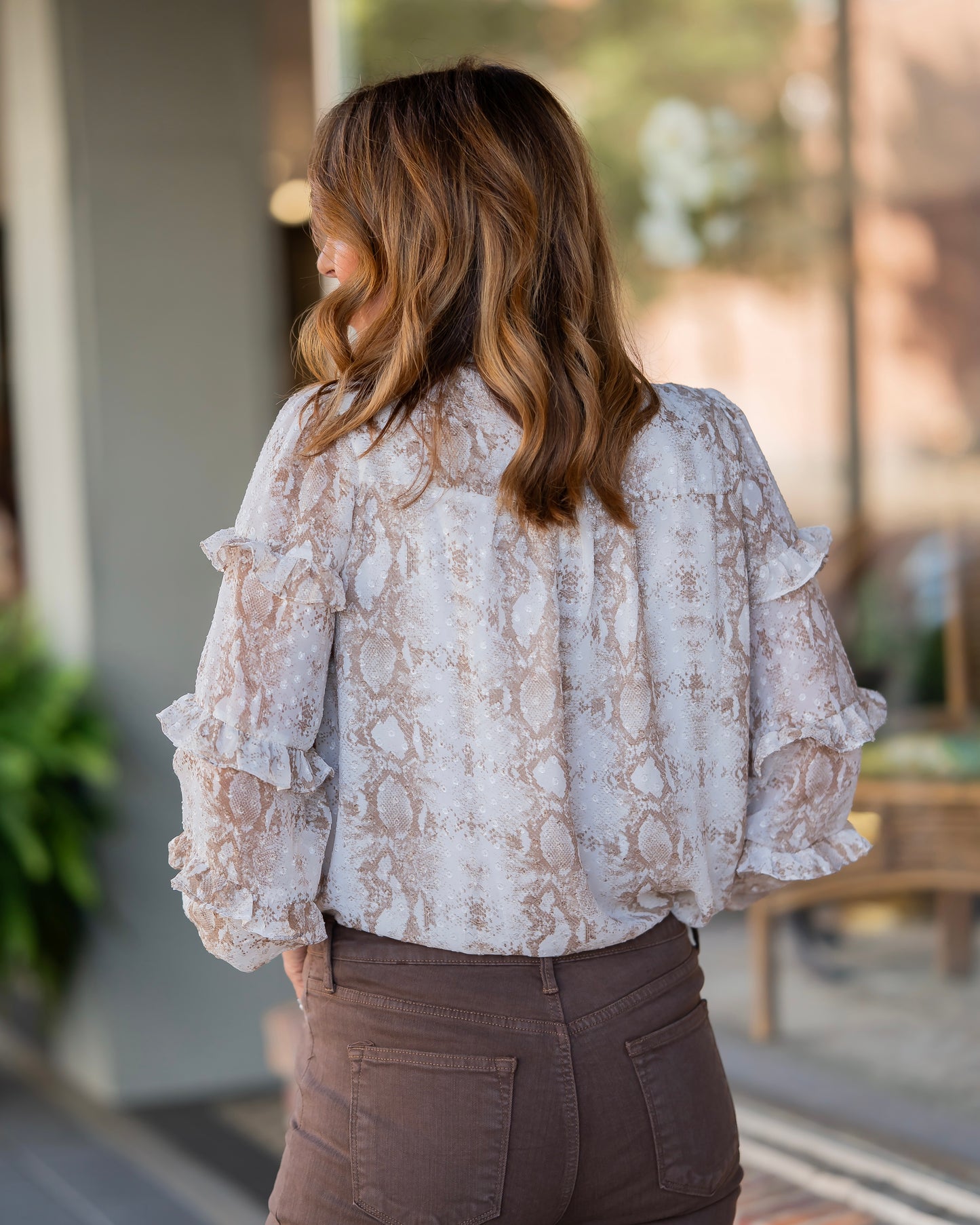 Lover Animal Print Top