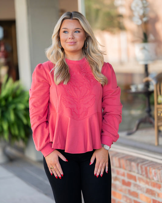 Corraline Peplum Sweatshirt