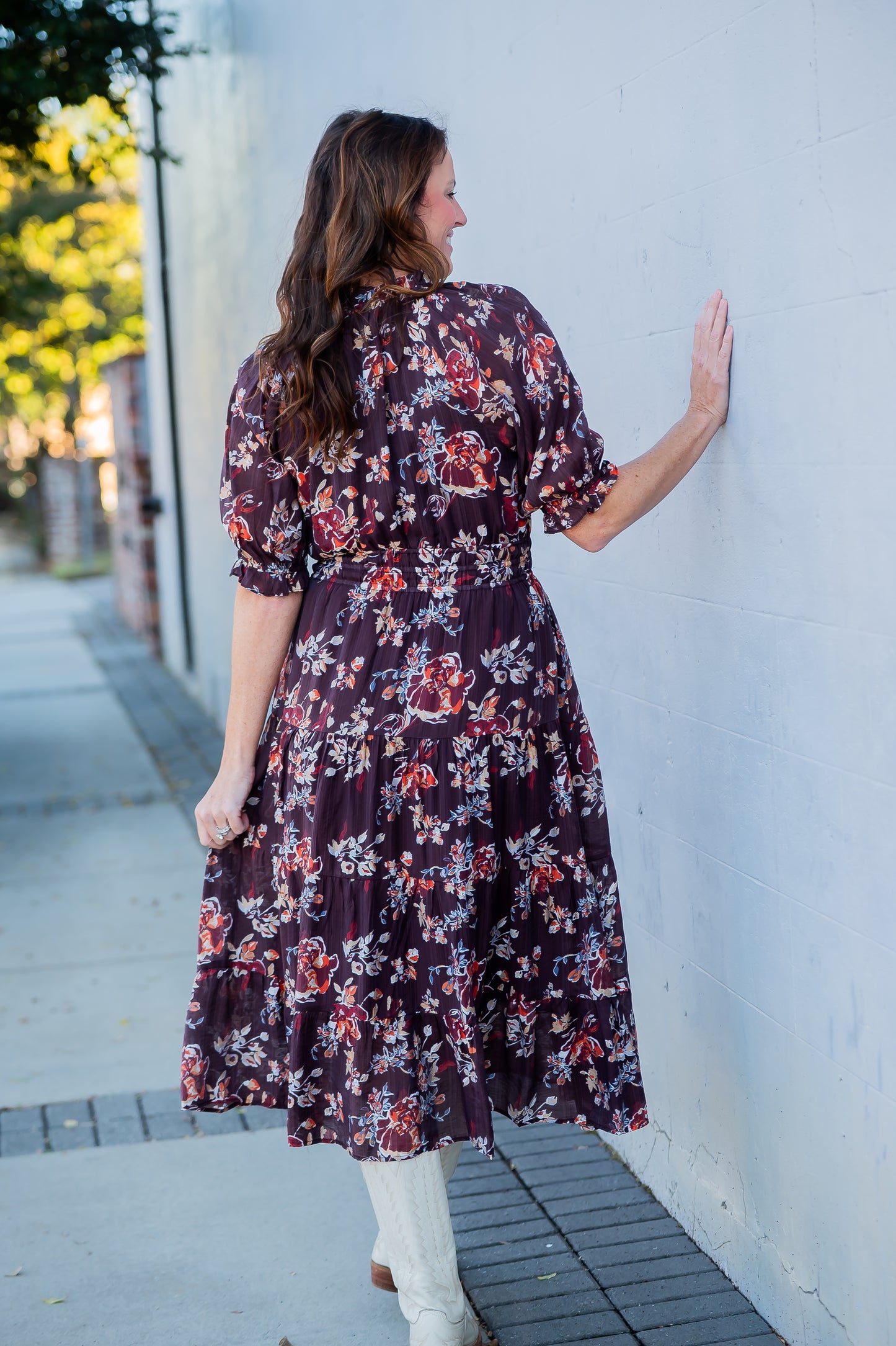 Norwood Front Tassel Floral Dress