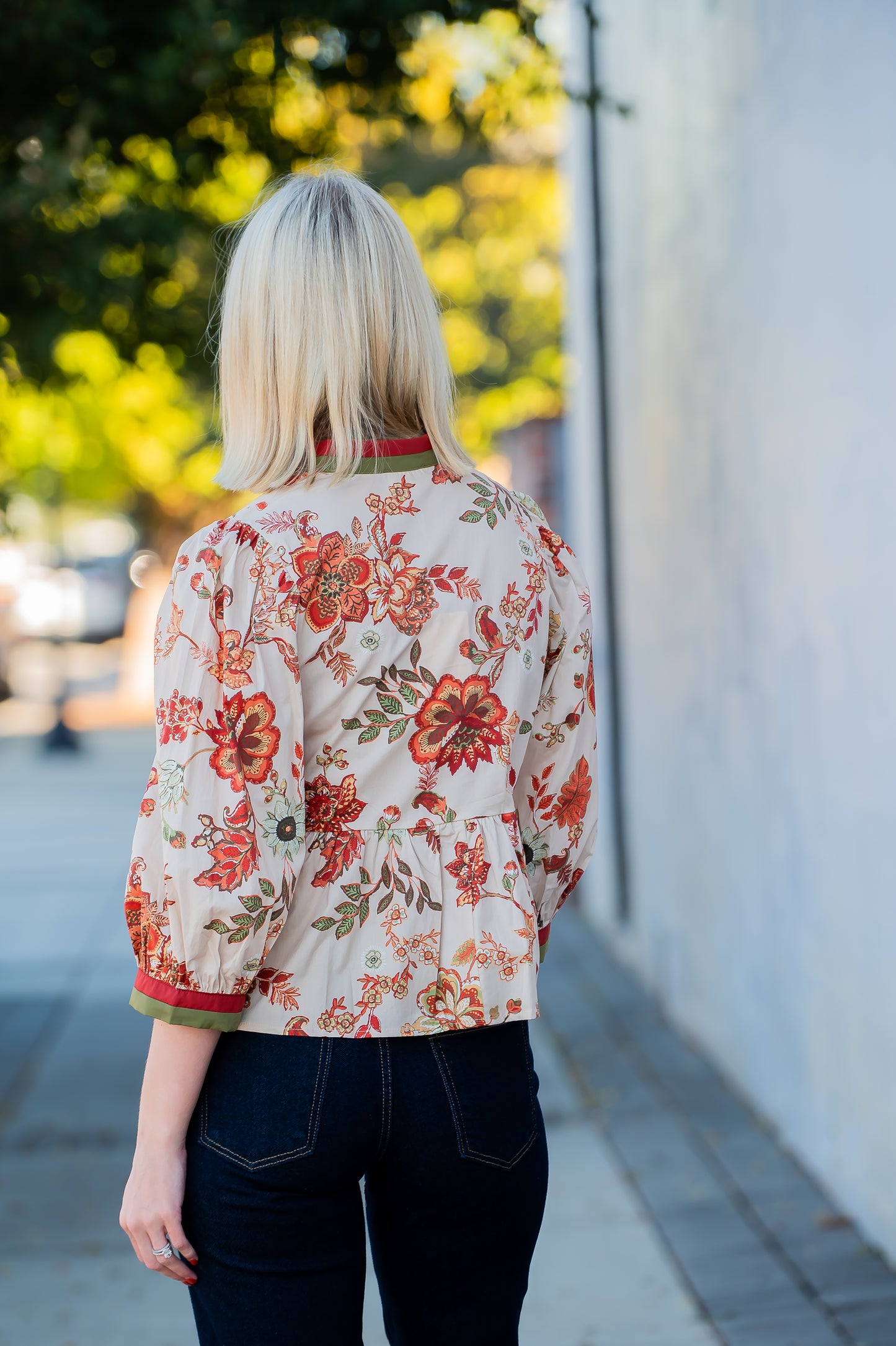 Salina Floral Print Top