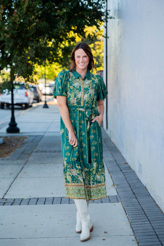 Franklin Floral Print Dress