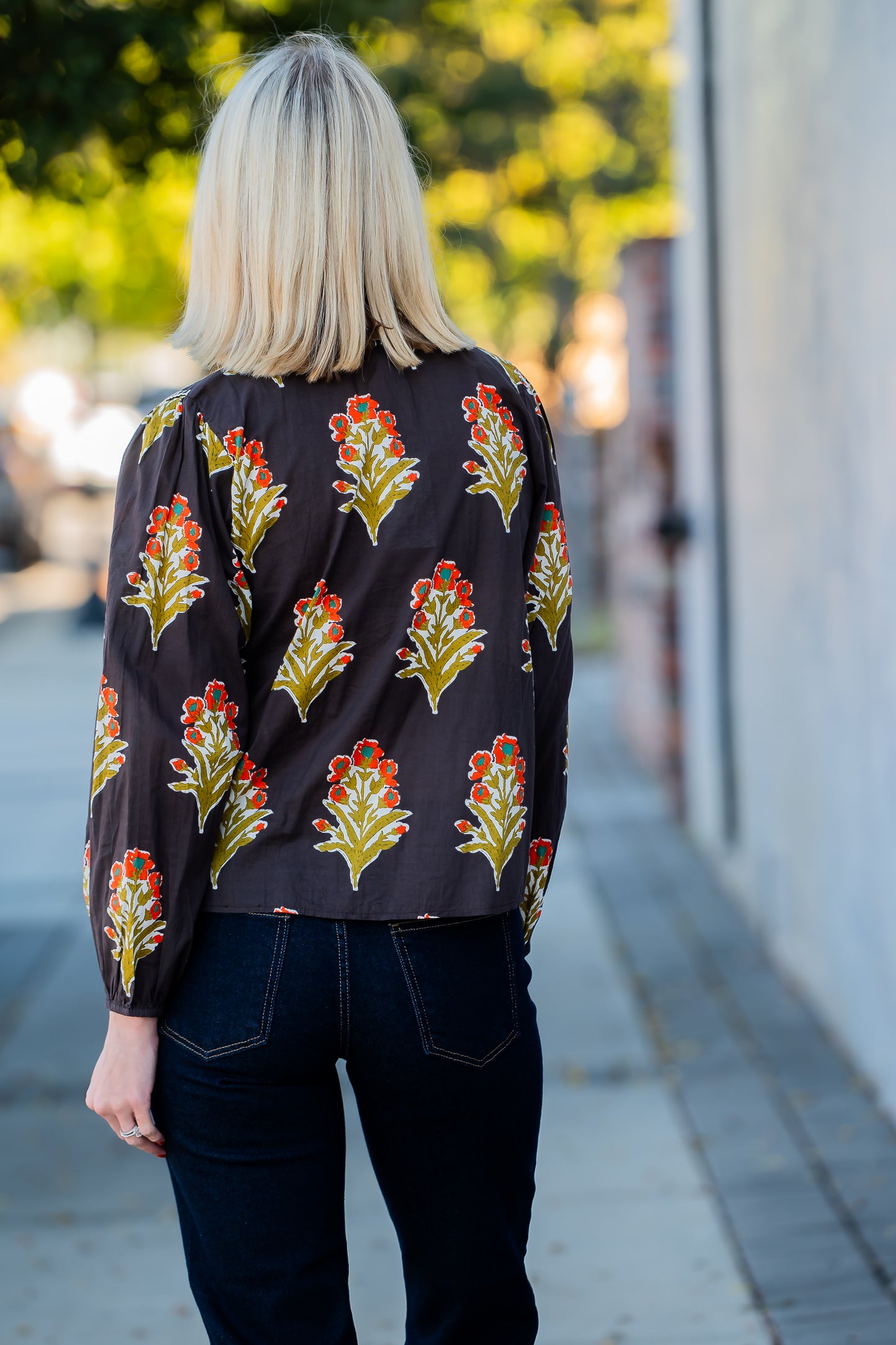 Santa Quin  Floral Top