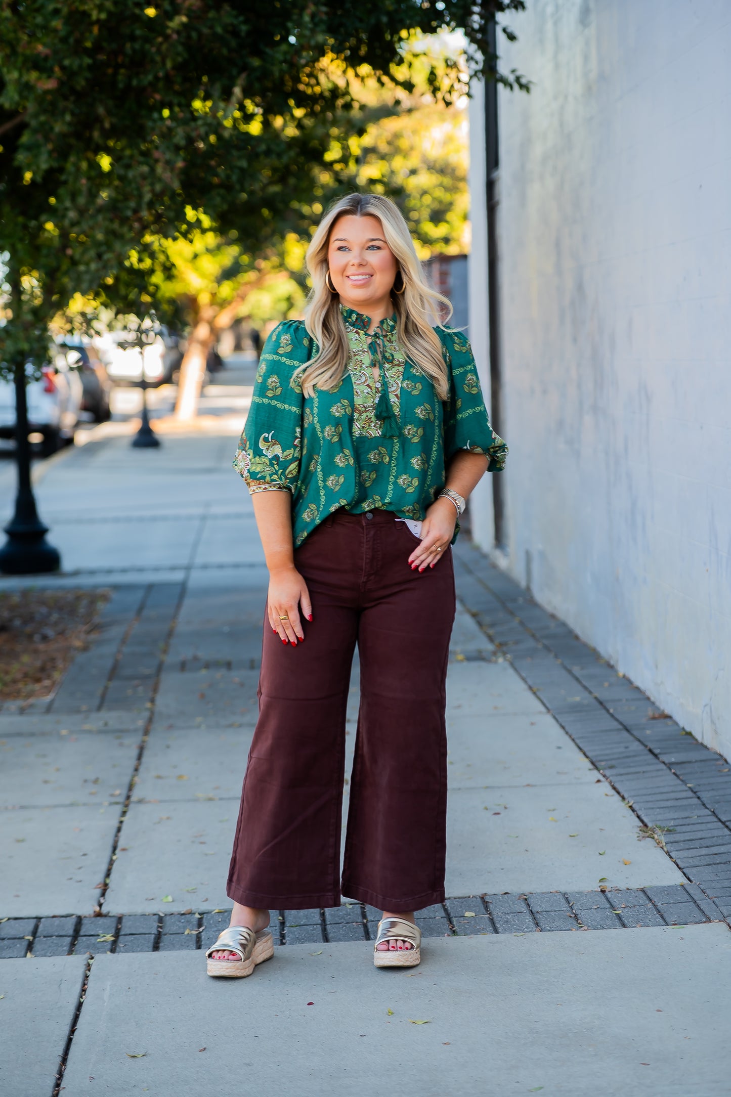 Rockport Floral Print Top