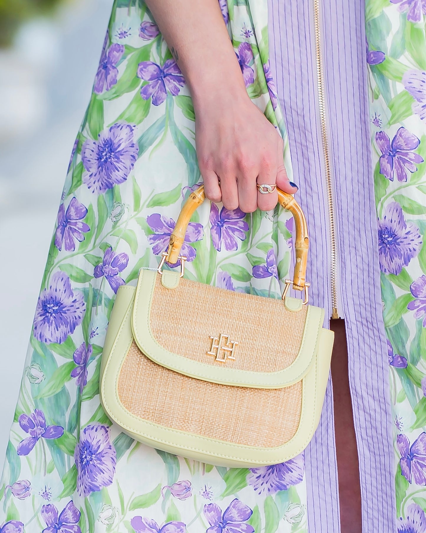 Jessica Handbag Natural Lime