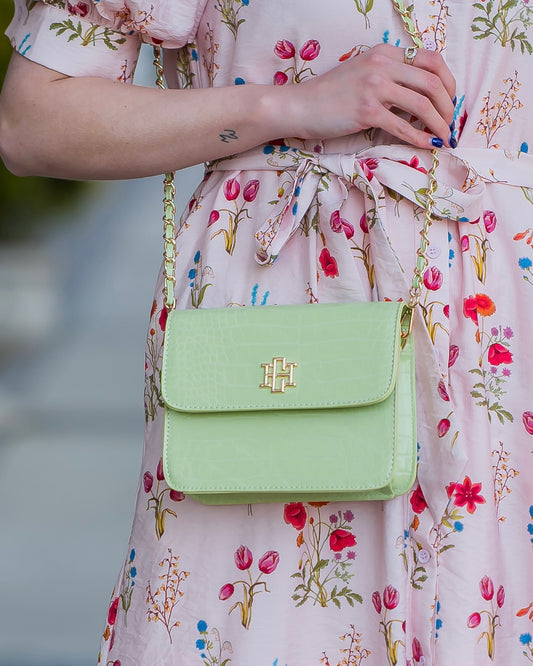 Evelyn Crossbody Lime EC