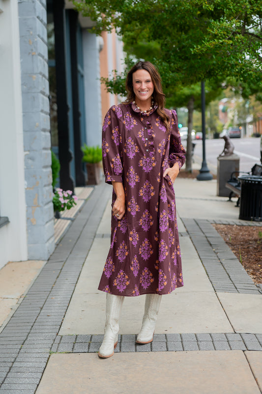Hillsboro Floral Print Dress