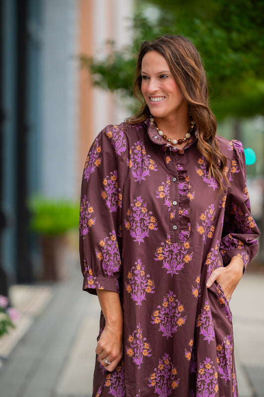 Hillsboro Floral Print Dress