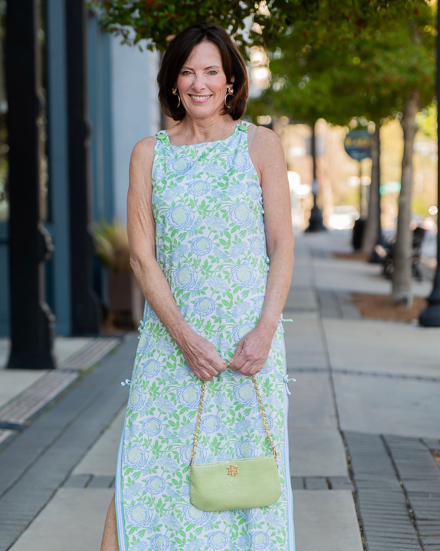 Livi Crossbody Lime Patent EC