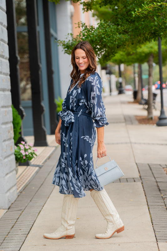 Bismarck Botanical Print Dress