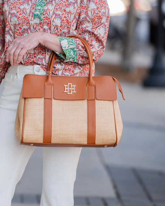 Augusta Handbag Natural Saddle