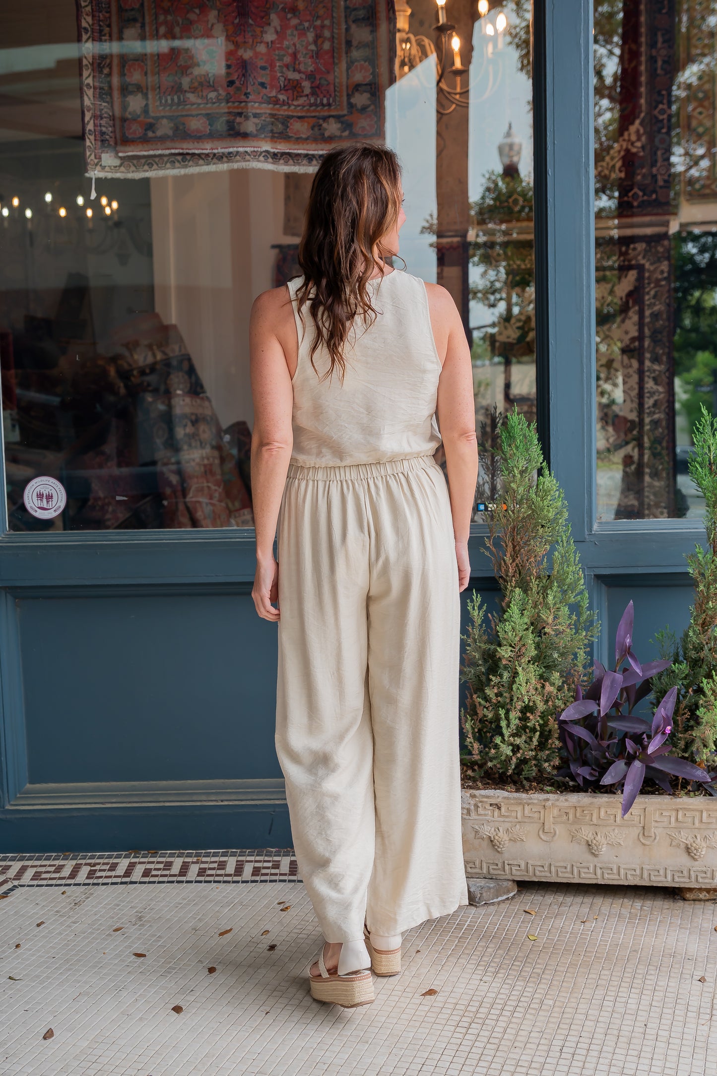 Olivia Embroidered Top & Pant Set