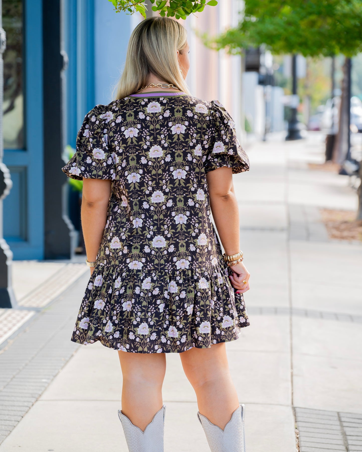 Scott Floral Print Dress