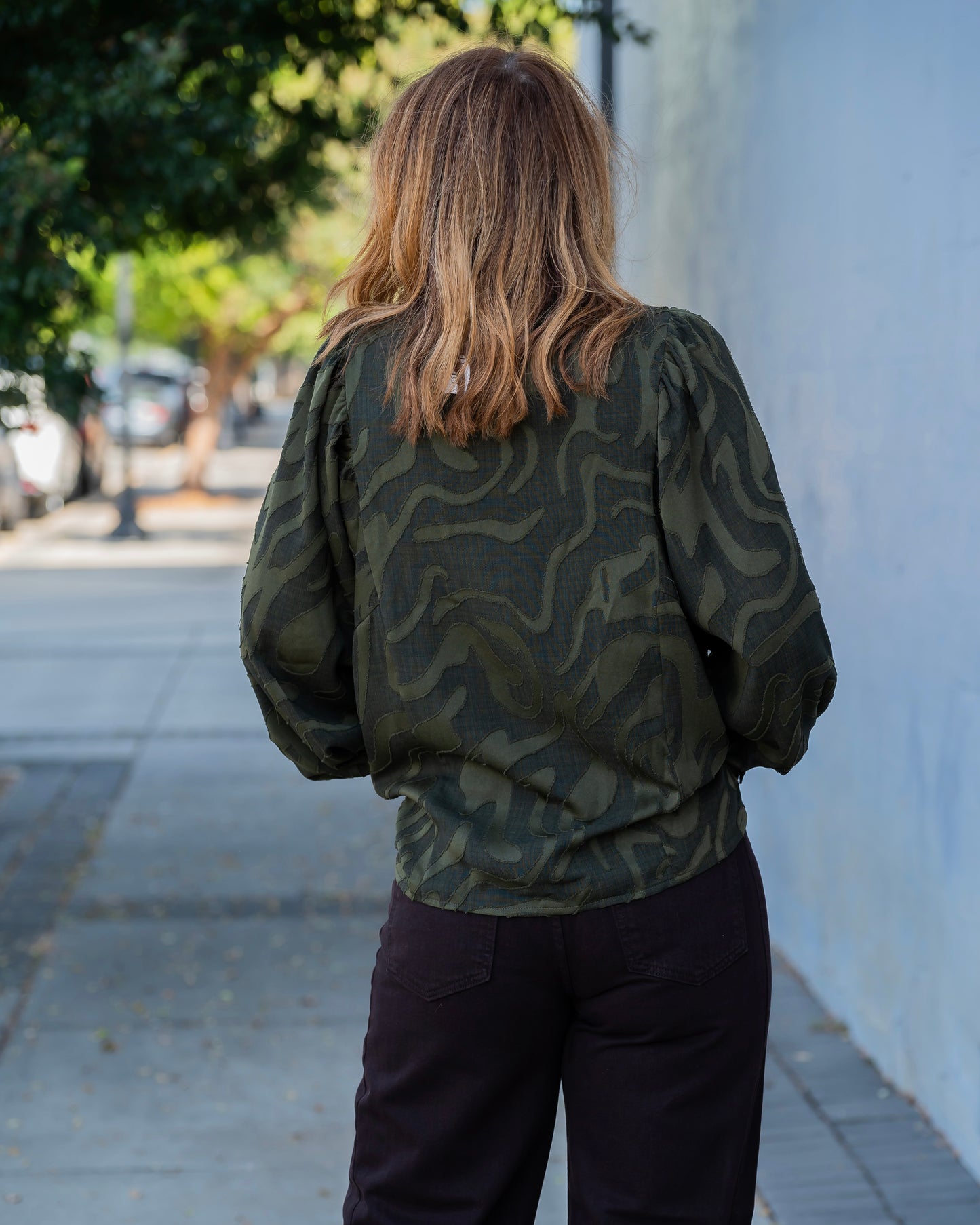 Francey Blouse-Olive