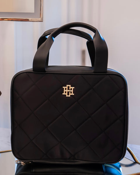 Punta Cana Large Case Black Nylon – Caroline Hill